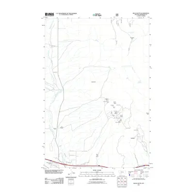 2011 Map of Black Butte, 2011 Print