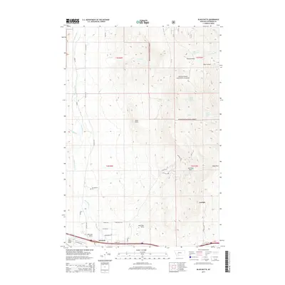 2014 Map of Black Butte, 2014 Print
