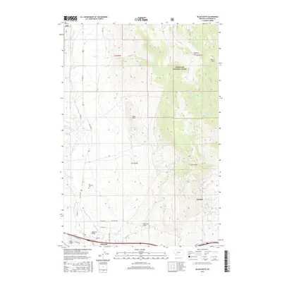 2017 Map of Black Butte, 2017 Print