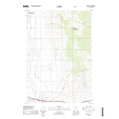 2020 Map of Black Butte, 2020 Print