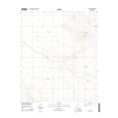 2014 Map of Black Butte, 2014 Print