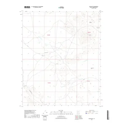 2018 Map of Black Butte, 2018 Print