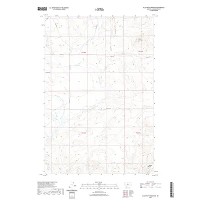 2020 Map of Black Butte Mountain, 2020 Print
