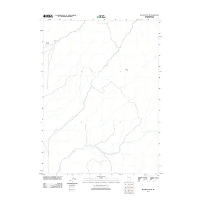 2012 Map of Black Butte NE, 2012 Print