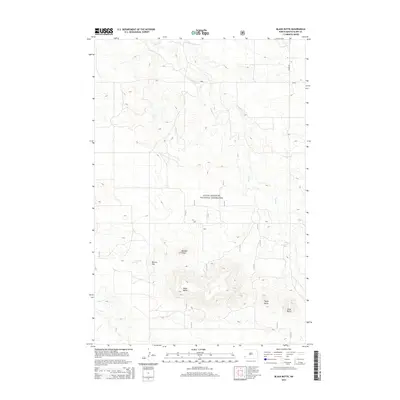 2014 Map of Black Butte, 2014 Print