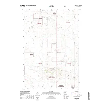 2018 Map of Black Butte, 2018 Print