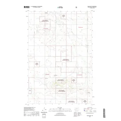 2020 Map of Black Butte, 2020 Print