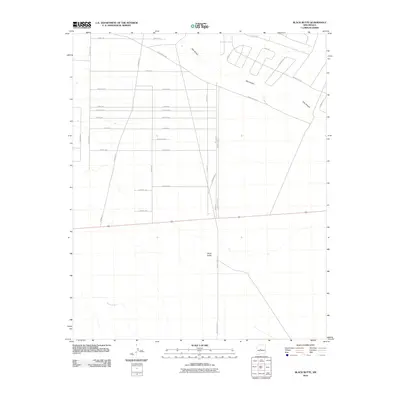2010 Map of Black Butte, 2010 Print