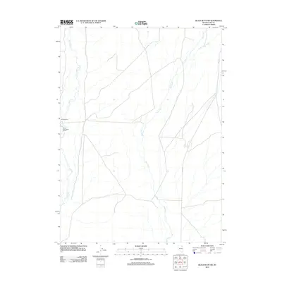 2012 Map of Black Butte SW, 2012 Print