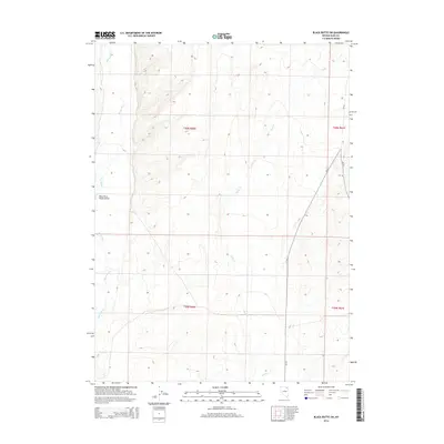 2014 Map of Black Butte SW, 2014 Print