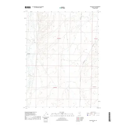 2018 Map of Black Butte SW, 2018 Print