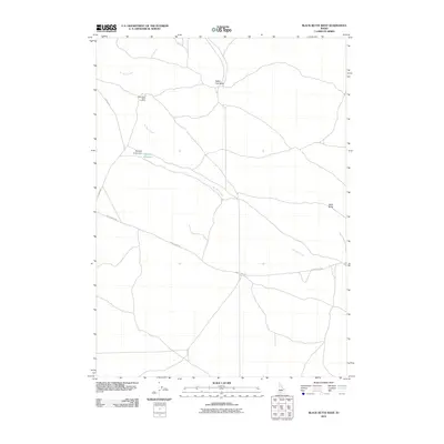 2010 Map of Black Butte West, 2010 Print