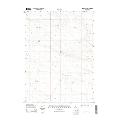 2013 Map of Black Butte West, 2013 Print