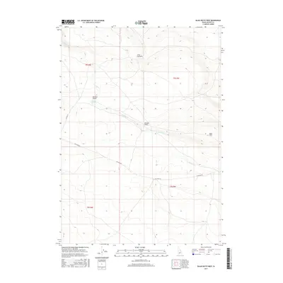 2017 Map of Black Butte West, 2017 Print