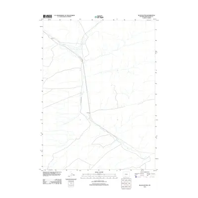 2012 Map of Black Buttes, 2012 Print