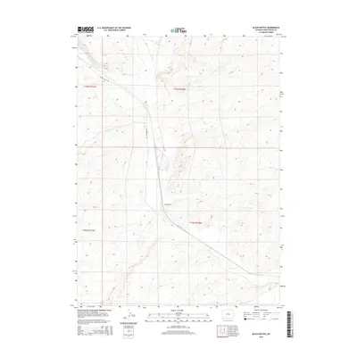 2015 Map of Black Buttes, 2015 Print