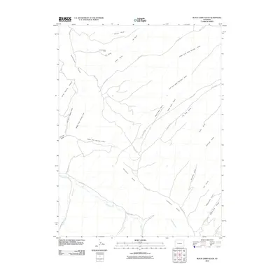 2010 Map of Black Cabin Gulch, 2010 Print
