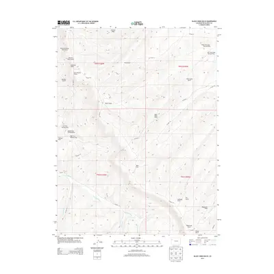 2013 Map of Black Cabin Gulch, 2013 Print