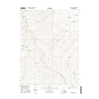 2016 Map of Black Cabin Gulch, 2016 Print