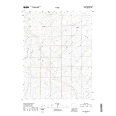 2019 Map of Black Cabin Gulch, 2019 Print