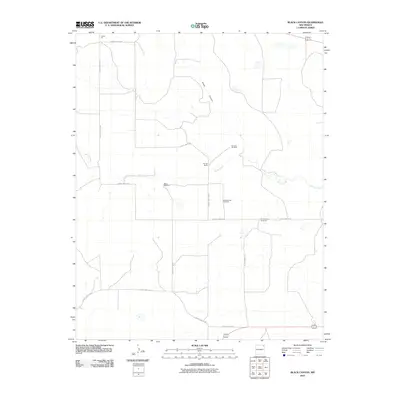 2010 Map of Black Canyon, 2010 Print