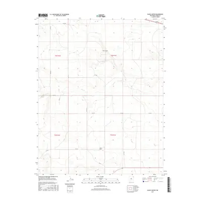 2017 Map of Black Canyon, 2017 Print