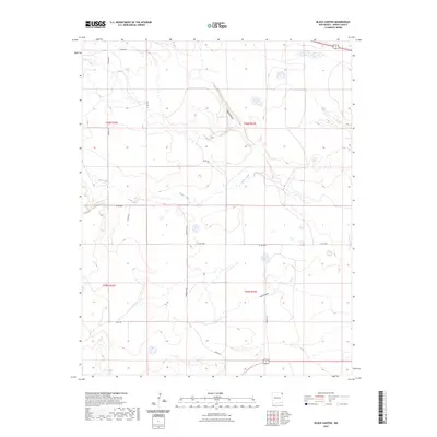 2023 Map of Black Canyon, 2023 Print