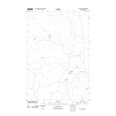2011 Map of Black Coulee, 2011 Print