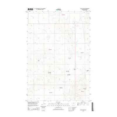 2014 Map of Black Coulee, 2014 Print