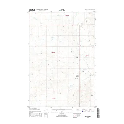 2017 Map of Black Coulee, 2017 Print