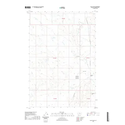 2020 Map of Black Coulee, 2020 Print
