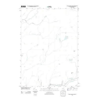 2013 Map of Black Creek Lake, 2013 Print