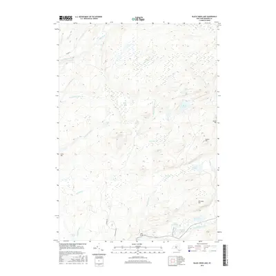 2016 Map of Black Creek Lake, 2016 Print