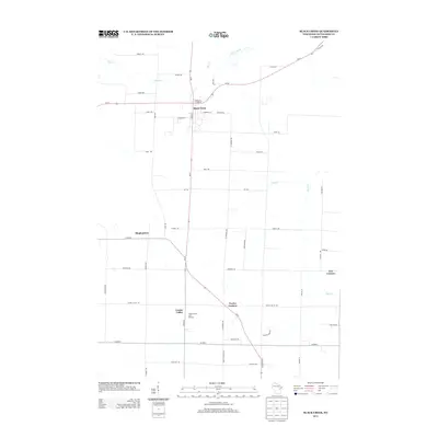 2013 Map of Black Creek, 2013 Print