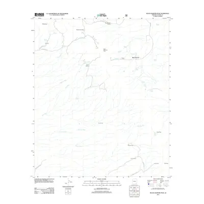 2012 Map of Black Diamond Peak, 2012 Print