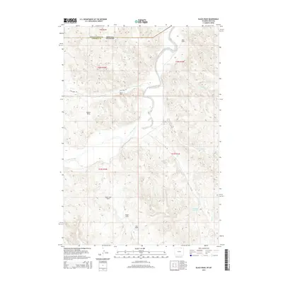 2015 Map of Black Draw, 2015 Print