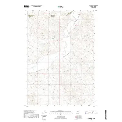 2017 Map of Black Draw, 2017 Print