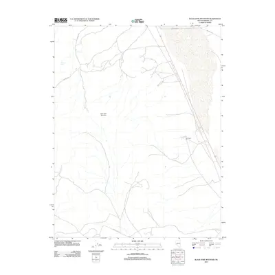2011 Map of Black Dyke Mountain, 2011 Print