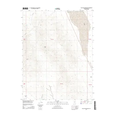 2014 Map of Black Dyke Mountain, 2014 Print