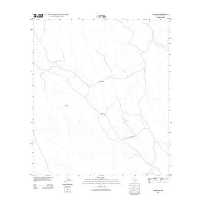 2013 Map of Black Gap, 2013 Print