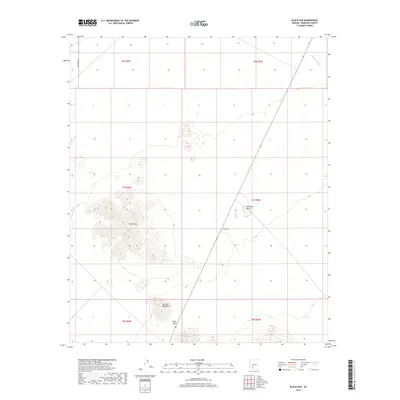 2018 Map of Black Gap, 2018 Print