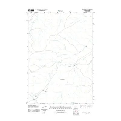 2011 Map of Black Gulch, 2011 Print