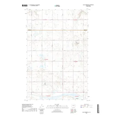 2018 Map of Black Hammer Hill, 2018 Print