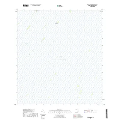 2018 Map of Black Hammock, 2018 Print