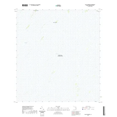 2021 Map of Black Hammock, 2021 Print