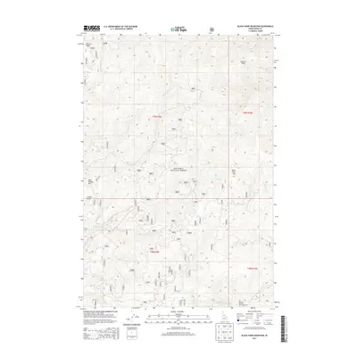 2013 Map of Black Hawk Mountain, 2013 Print