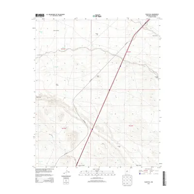 2013 Map of Black Hill, 2013 Print