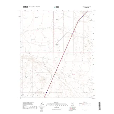 2023 Map of Black Hill, 2023 Print