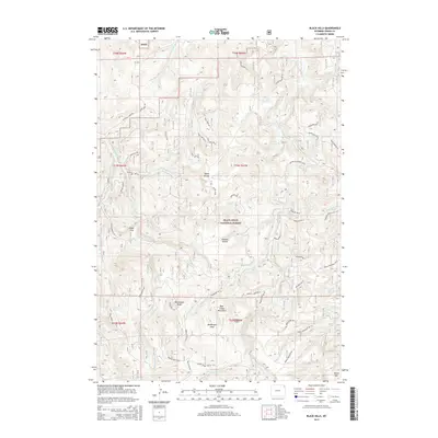 2015 Map of Black Hills, 2015 Print