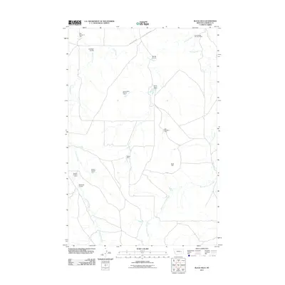 2011 Map of Black Hills, 2011 Print